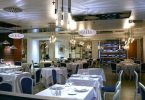 Decoració interior de luxe d'un restaurant