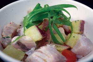 Plat de ceviche