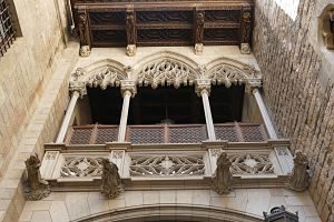 Un dels edificis més populars del Barri Gòtic de Barcelona