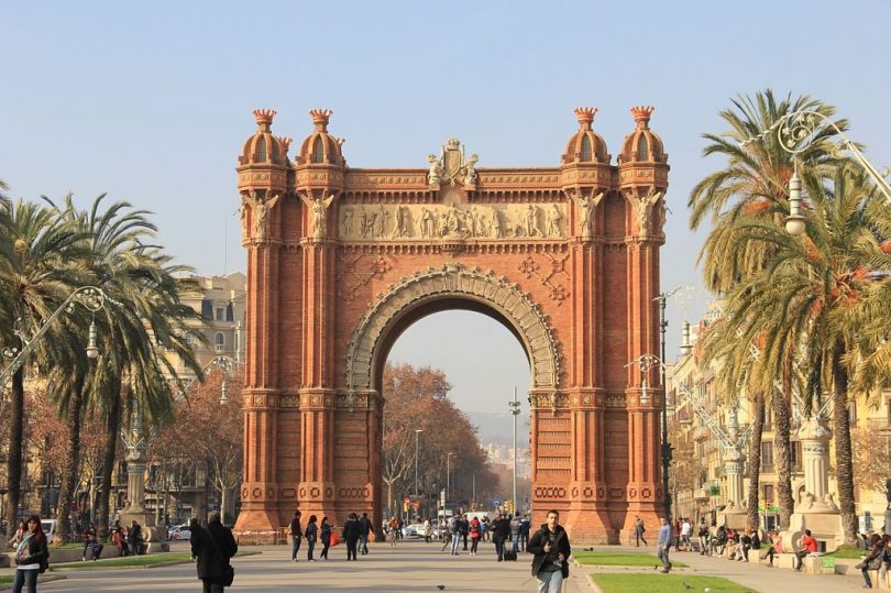 Imatge de l'Arc de Triomf de Barcleona