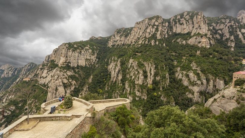 Mirador a la muntanya de Montserrat