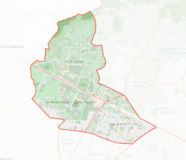  districtes de barcelona 