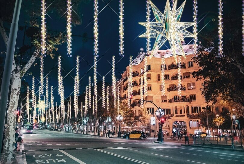 Llums de nadal Passeig de Gràcia